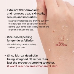 Dr.Melaxin Peel Shot Glow Black Rice Peeling Ampoule 80ml – Korean Exfoliating Face & Body Scrub