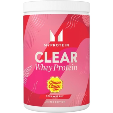 Myprotein Clear Whey Isolate – Chupa Chups Strawberry 500g | 20g Protein | 20 Servings